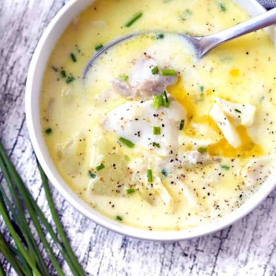 Dad’s New England Fish Chowder
