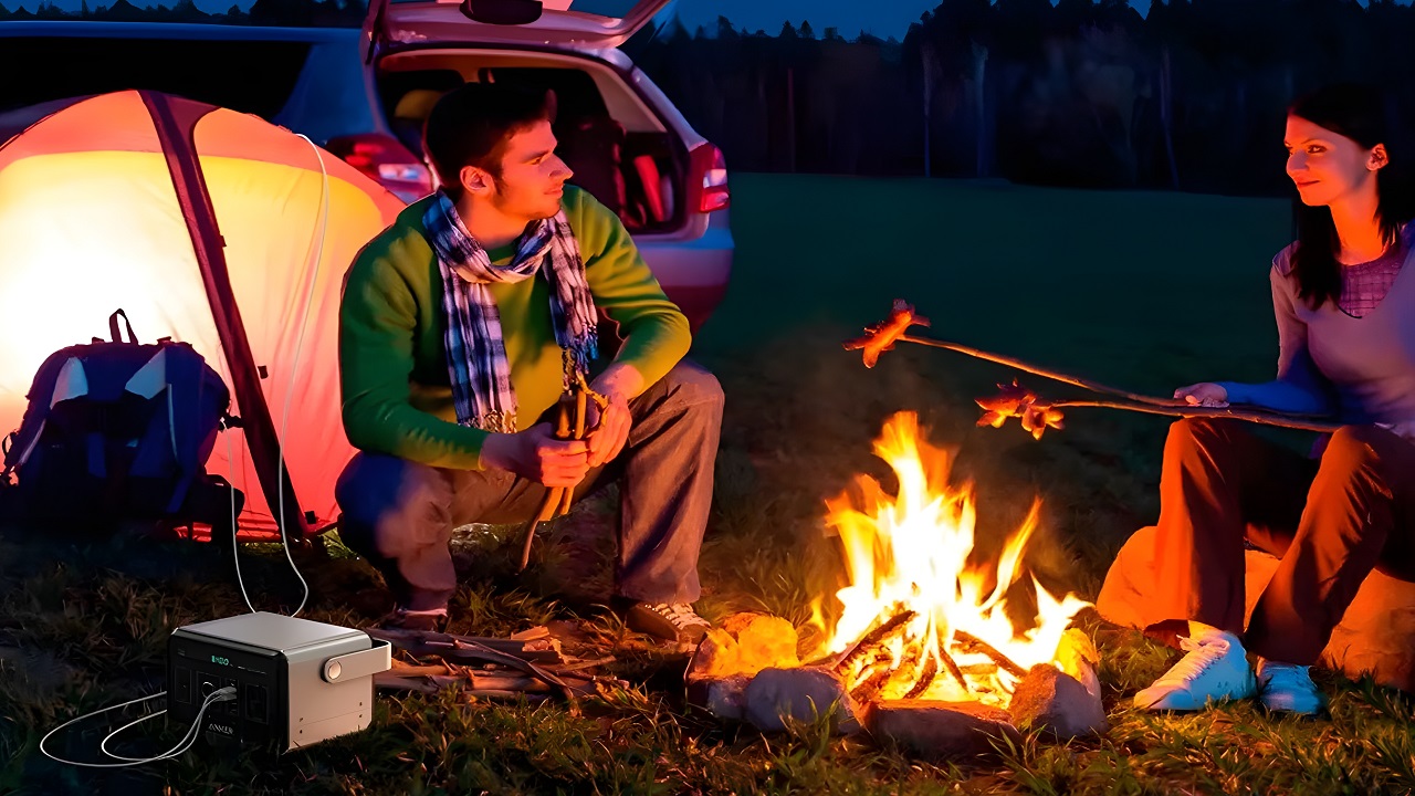 Empowering Outdoor Campfire Cooking with Portable Power Stations
