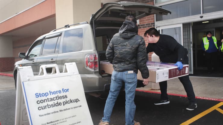 Best Buy to experiment with turning some stores into hubs as it bets on permanent shift toward online shopping