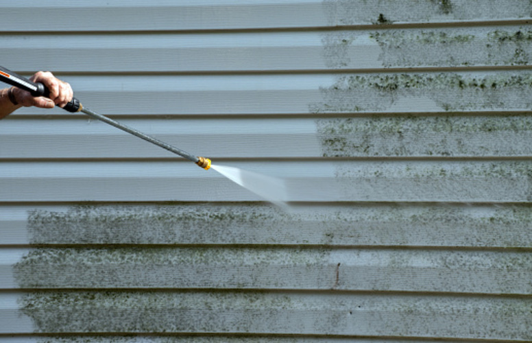 Use Pressure Washer to Paint Exteriors