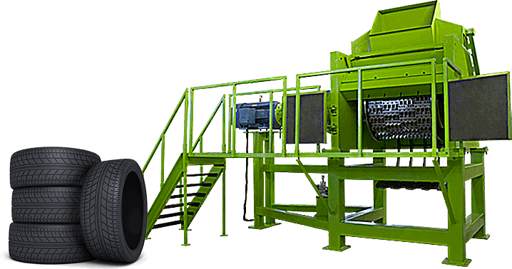 Working Principles of a Tire Shredder