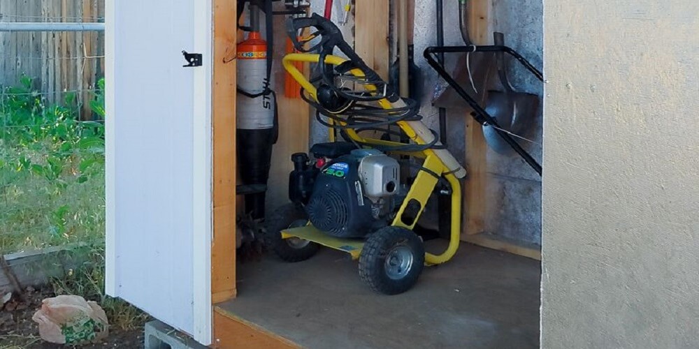 How to have easy storage of pressure washer and keep it safe: