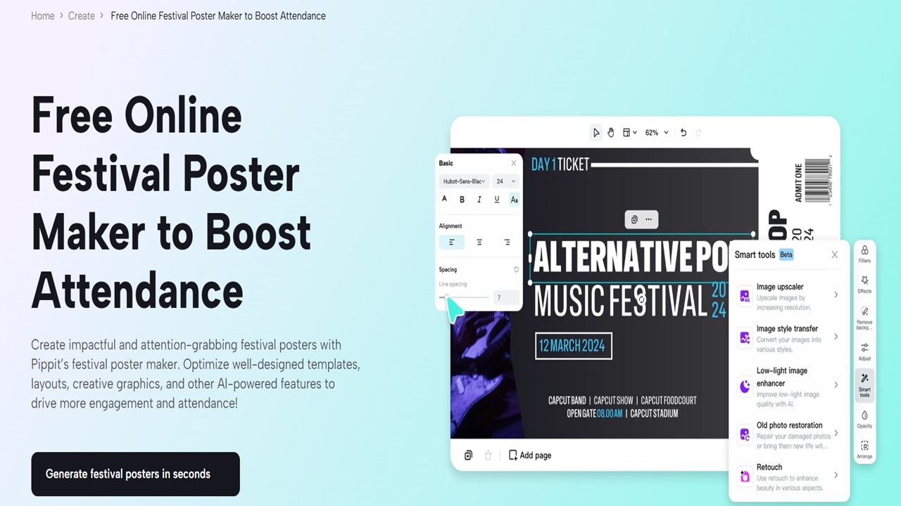 Engaging Christmas Menu Posters for Cafés and Bakeries: Using Pippit AI