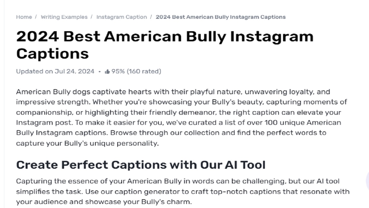 How Gauth Can Assist You in Locating the Best American Bully Captions
