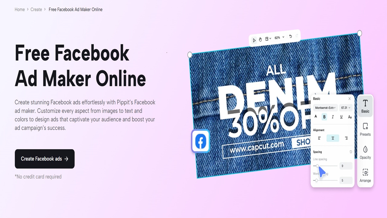 How to Make Scroll-Stopping Facebook Ads Using Pippit AI