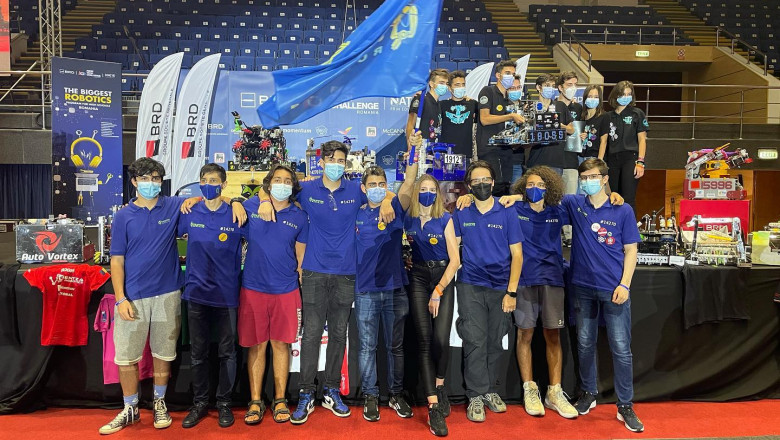 The Quantum Robotics team wins the BRD First Tech Challenge Romania championship