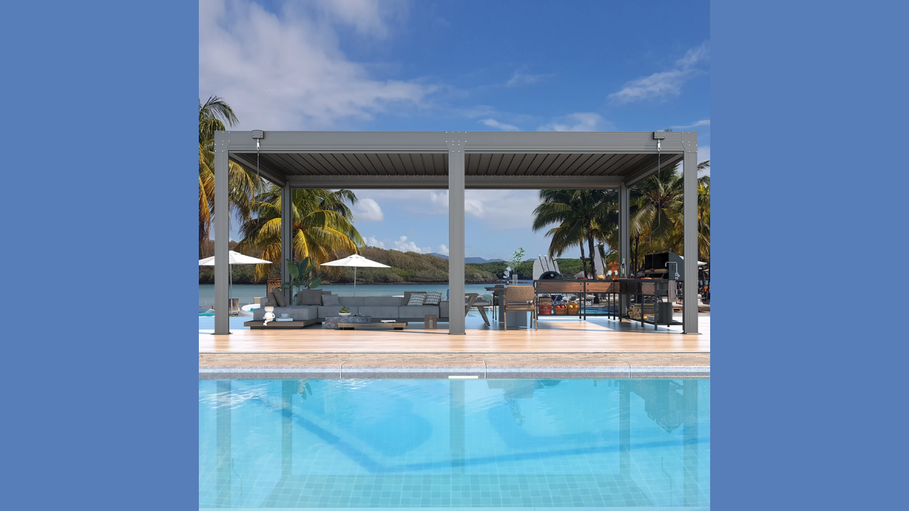 Embrace All-Weather Outdoor Living with a Louvered Aluminum Pergola