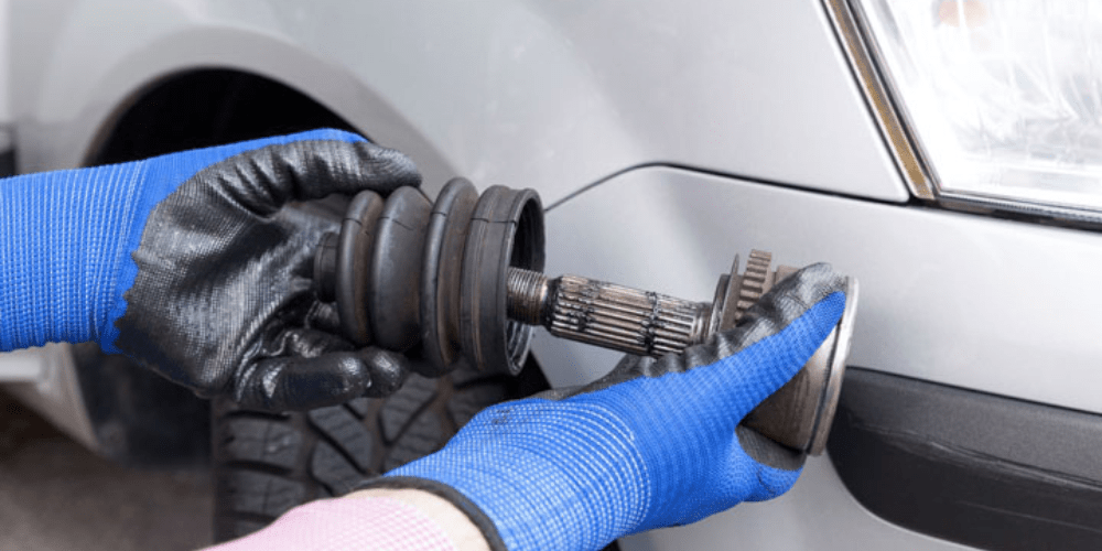 Here is how you assemble cv axle shaft