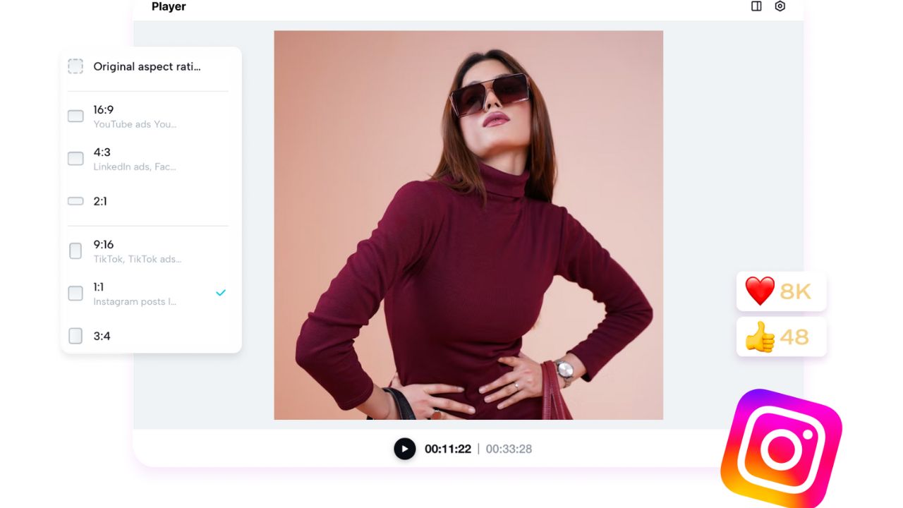 Mastering video resizing on Instagram through Pippit