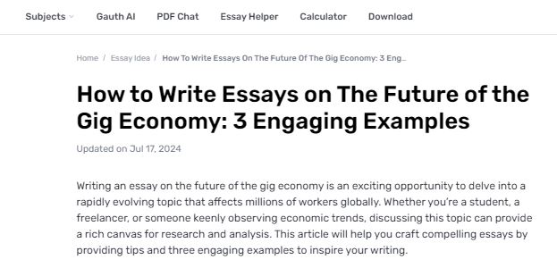 How Will Headways in Innovation Shape the Long Haul Scene of the Gig Economy?