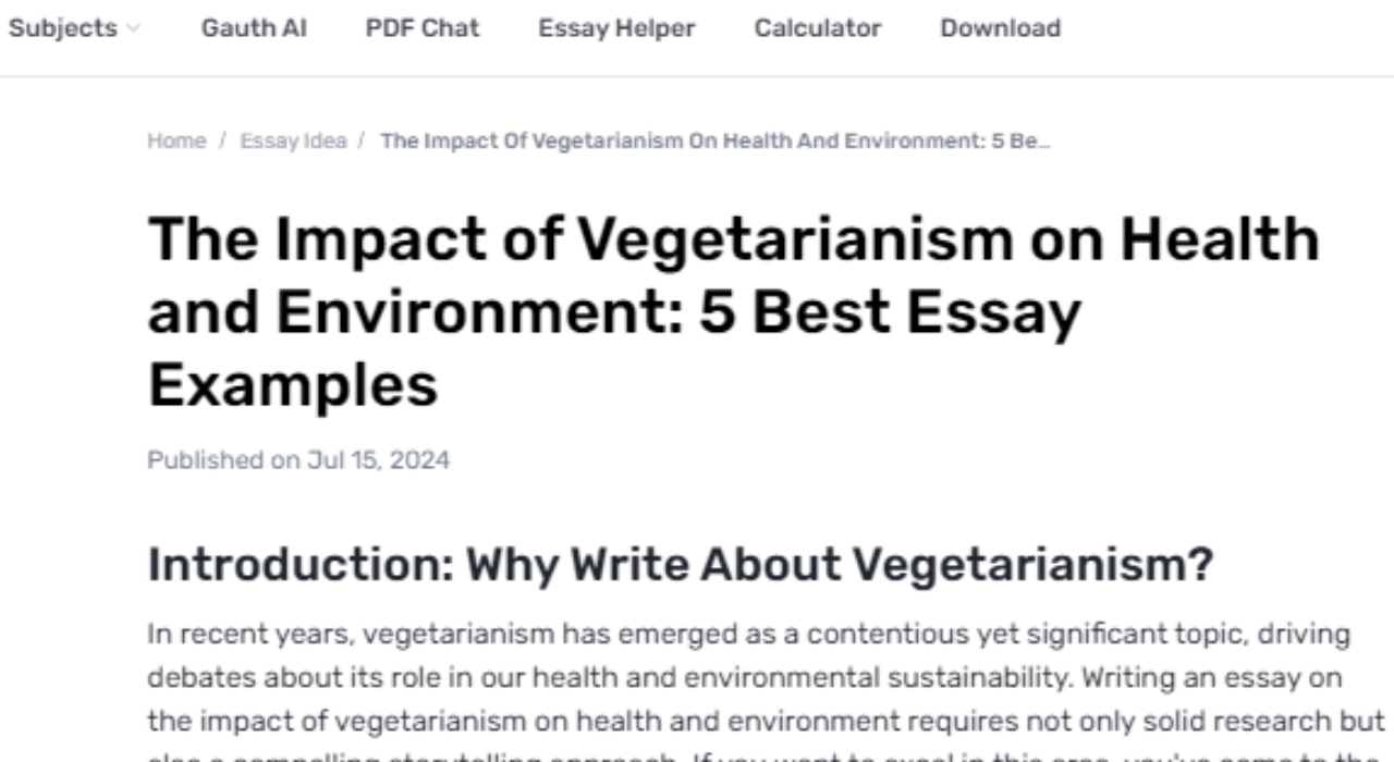 How Does Vegetarian Diet Provide Health Benefits?