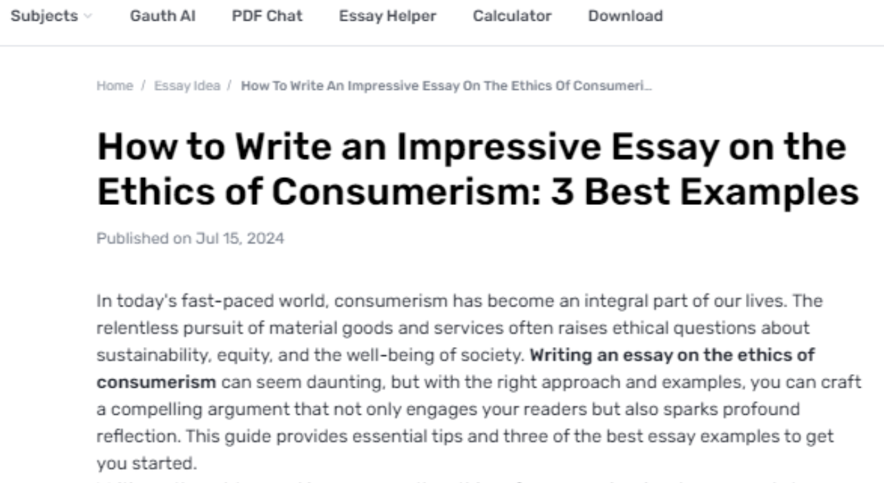 What Moral Duties Do Customers Have To Relieve These Impacts?