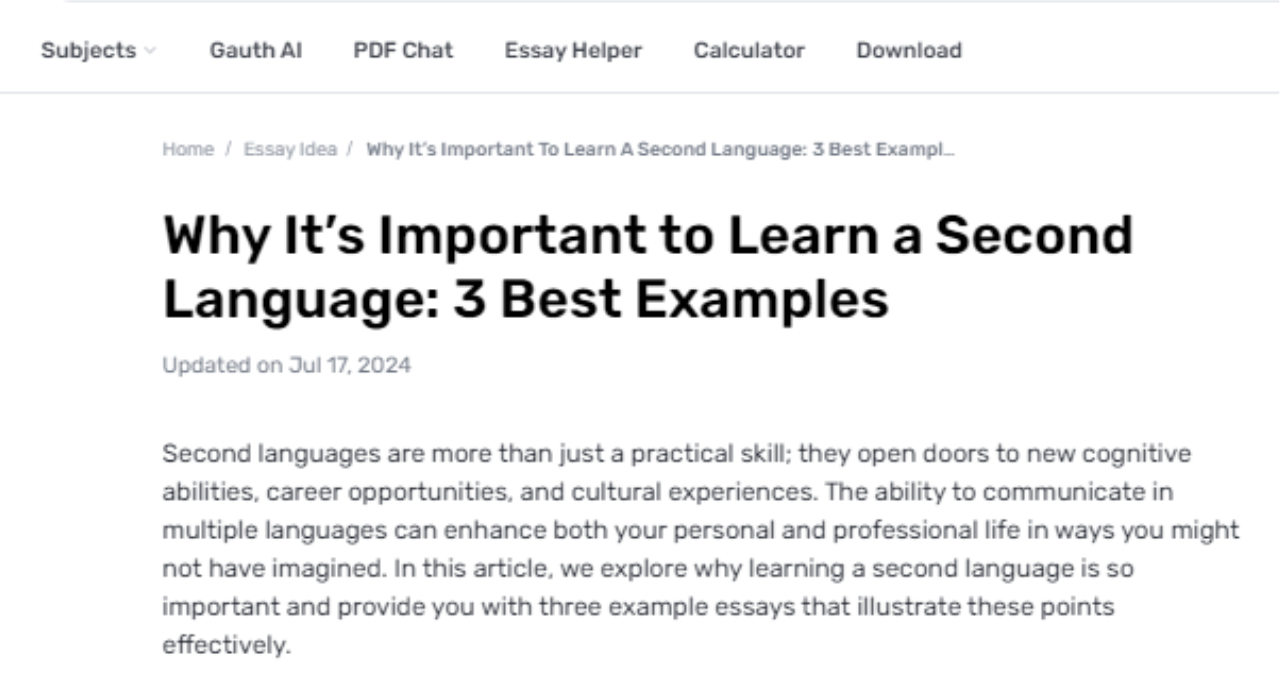 Why Is It Progressively Critical for People to Memorize a Moment Dialect in Today’s Globalized World?