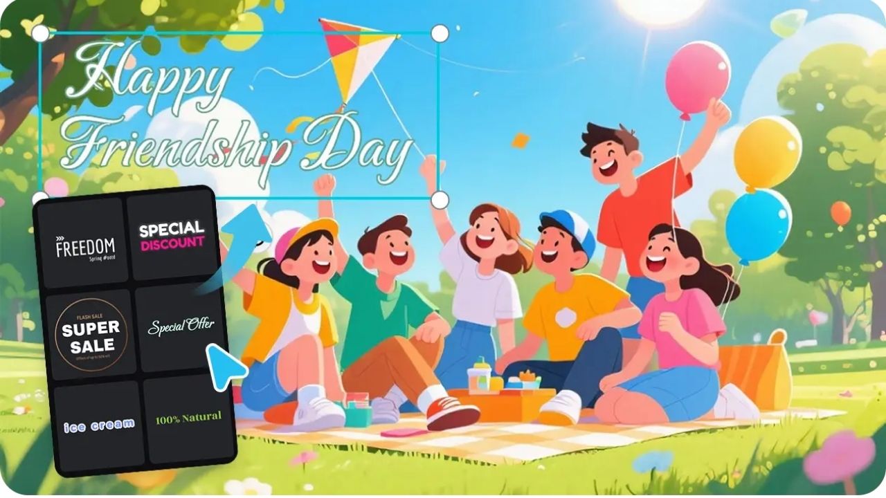 Express Your Friendship Creatively with Pippit AI Poster Designs