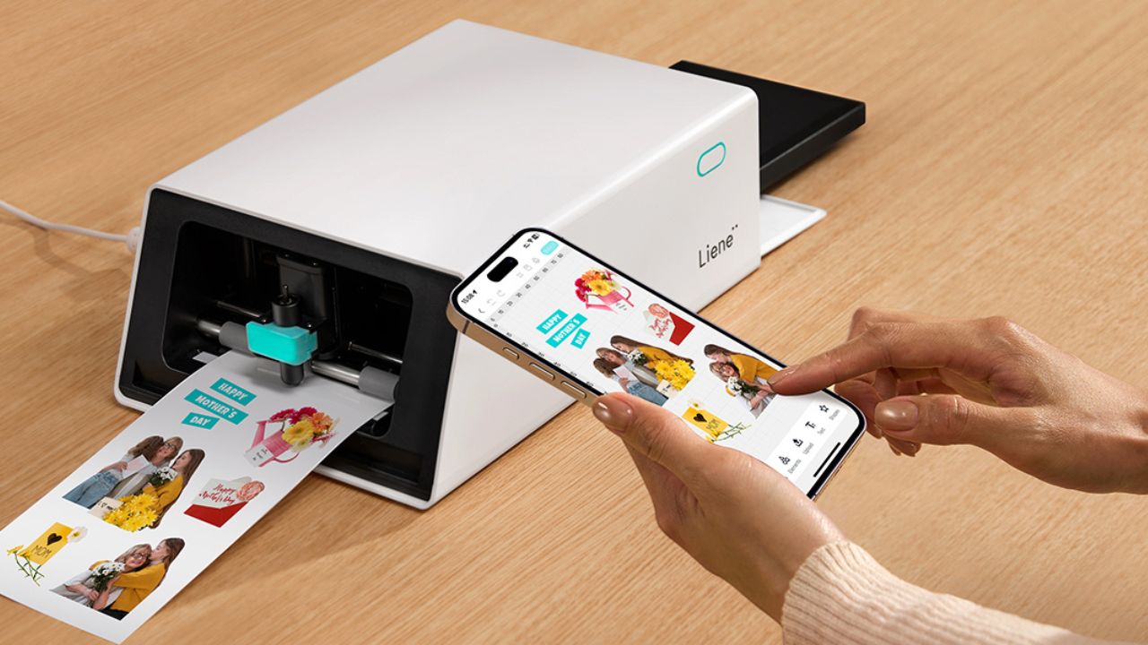 How Do You Print, Cut, and Stick With the Liene Mobile App?