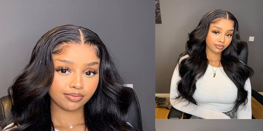 Stylish Middle Part Body Wave Wig