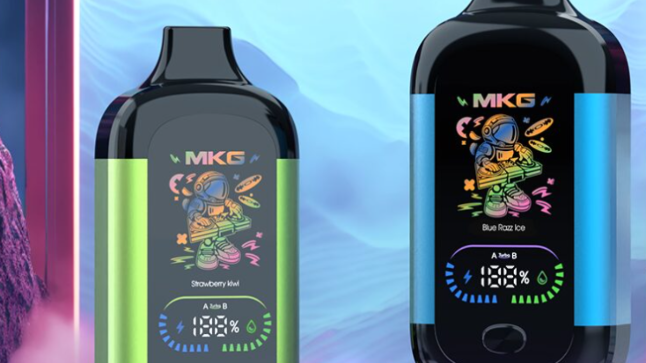 MKG Vape Trio: Dive into Kiwi Passionfruit Guava, Strawberry Watermelon, and Super Ice