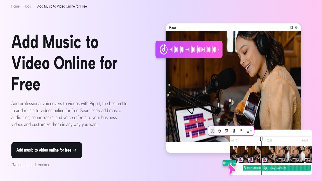 How to Add Music in Videos Online: Guide Pippit AI’s Using Built-In Audio Editor