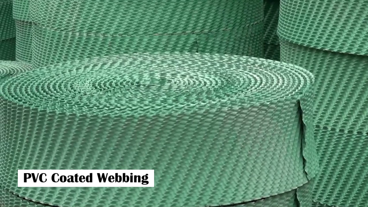 Custom Embossed PVC Coated Webbing from Sunmolin for Unique Designs