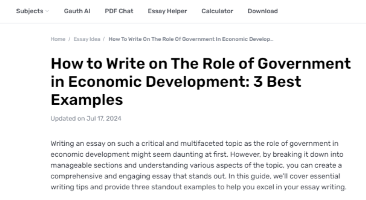 How Can Government Policies Foster Economic Development in Emerging Economies?