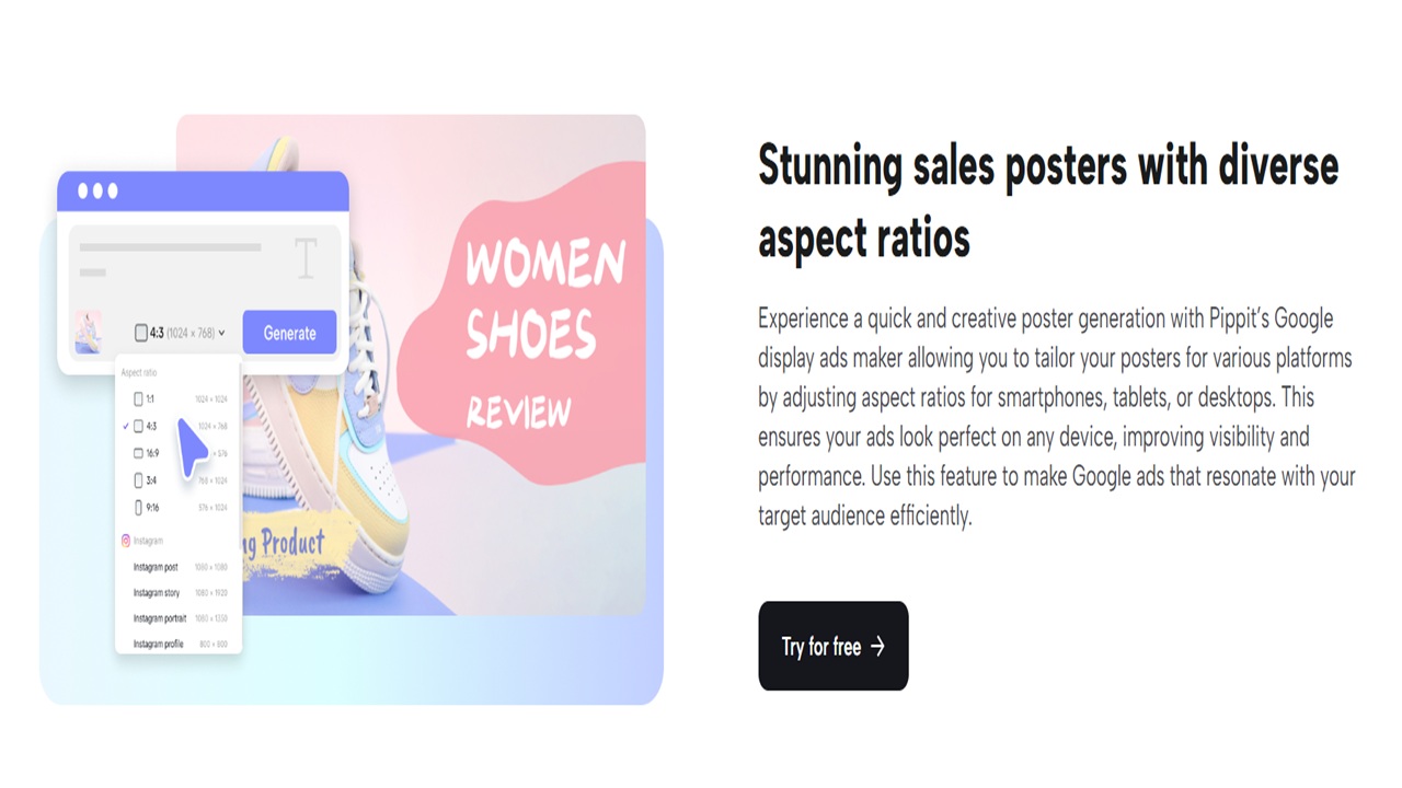 Essential Benefits of Using the Free Google Ads Maker Pippit AI: Business Operations