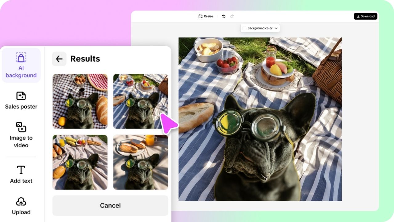 A Closer Look at Pippit’s Funny Background Customization Tools