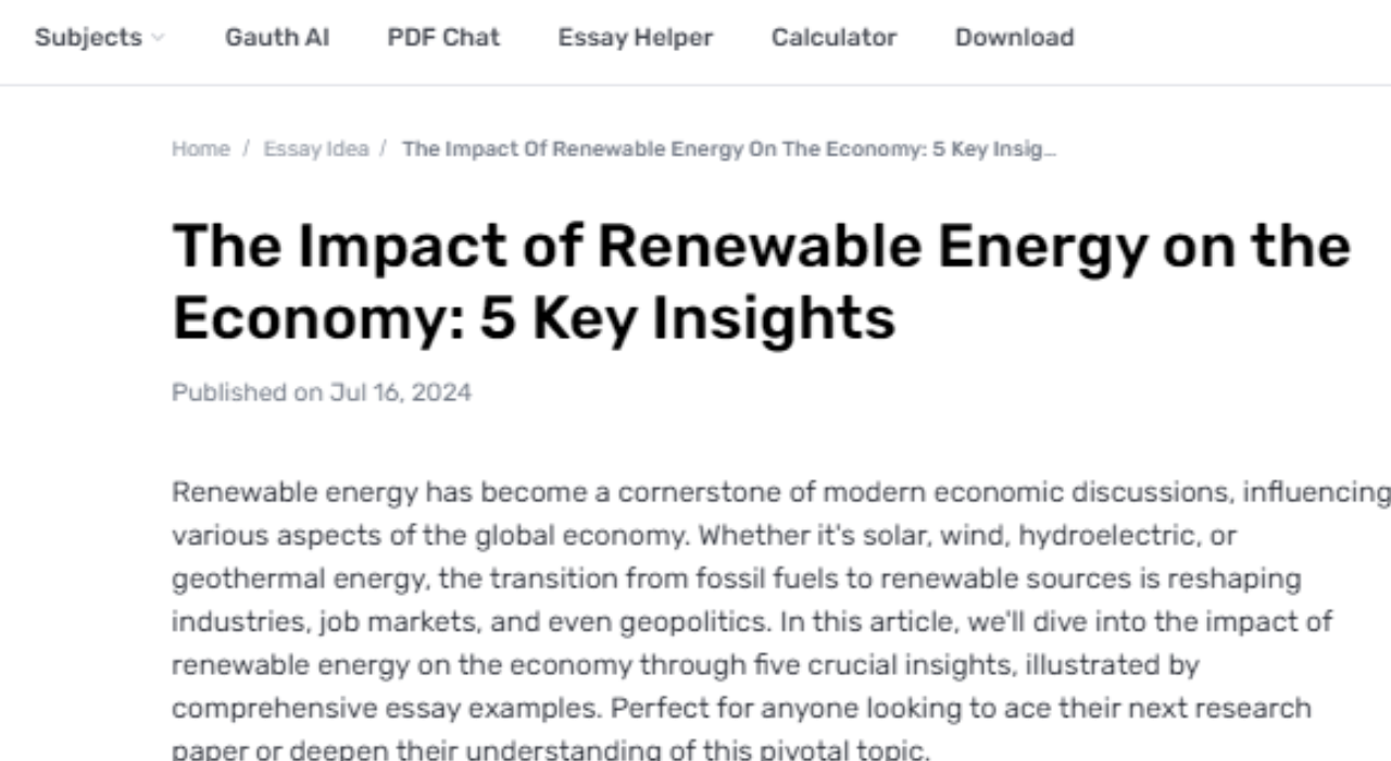 What Are the Financial Advantages and Difficulties of Progressing to Renewable Energy?