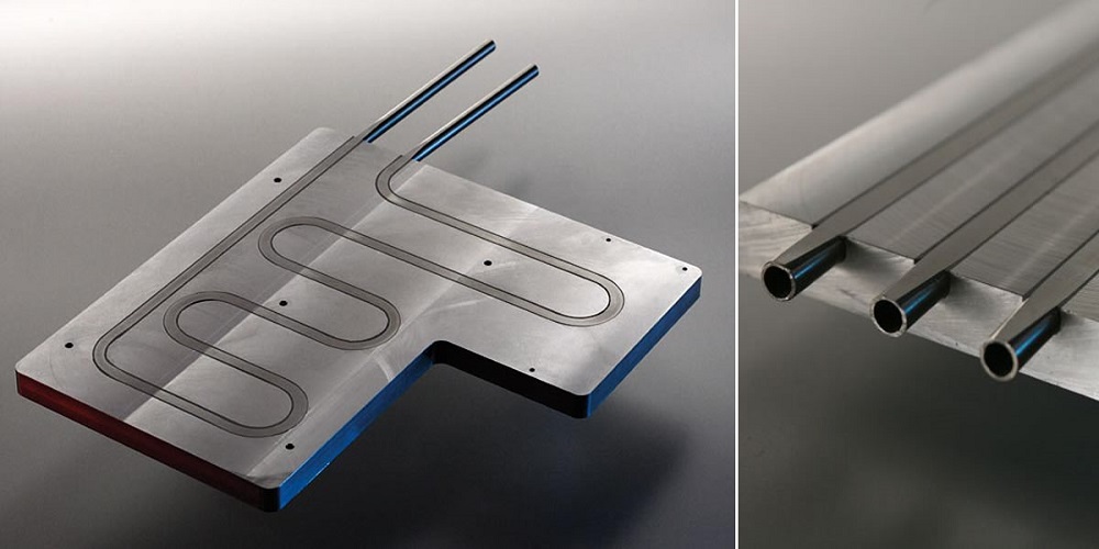 How do we use a liquid cold plate for heat dissipation?